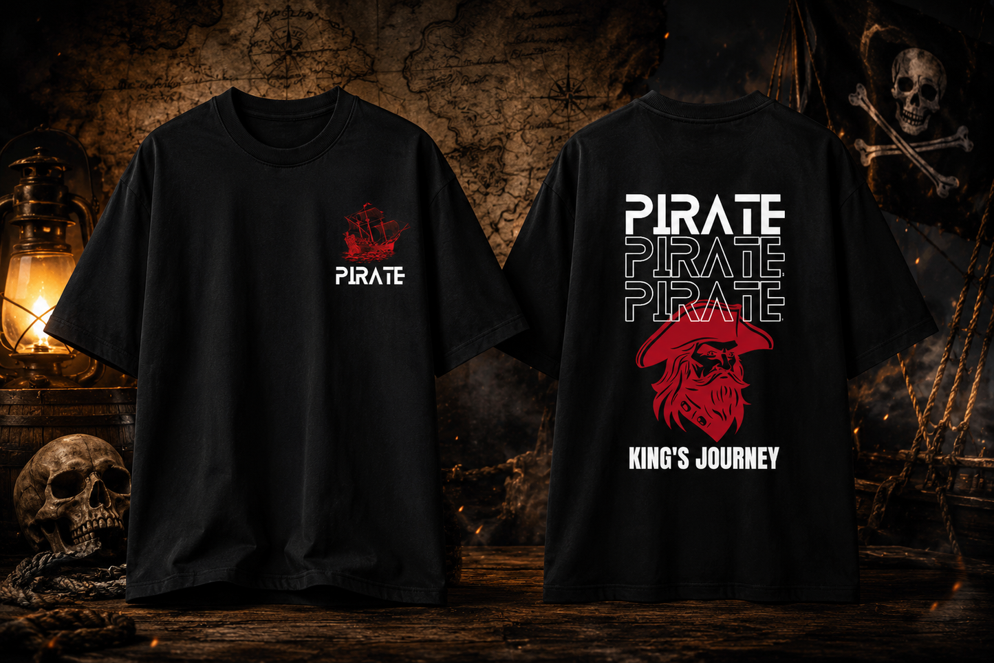 Pirate's Journey Oversized T-Shirt
