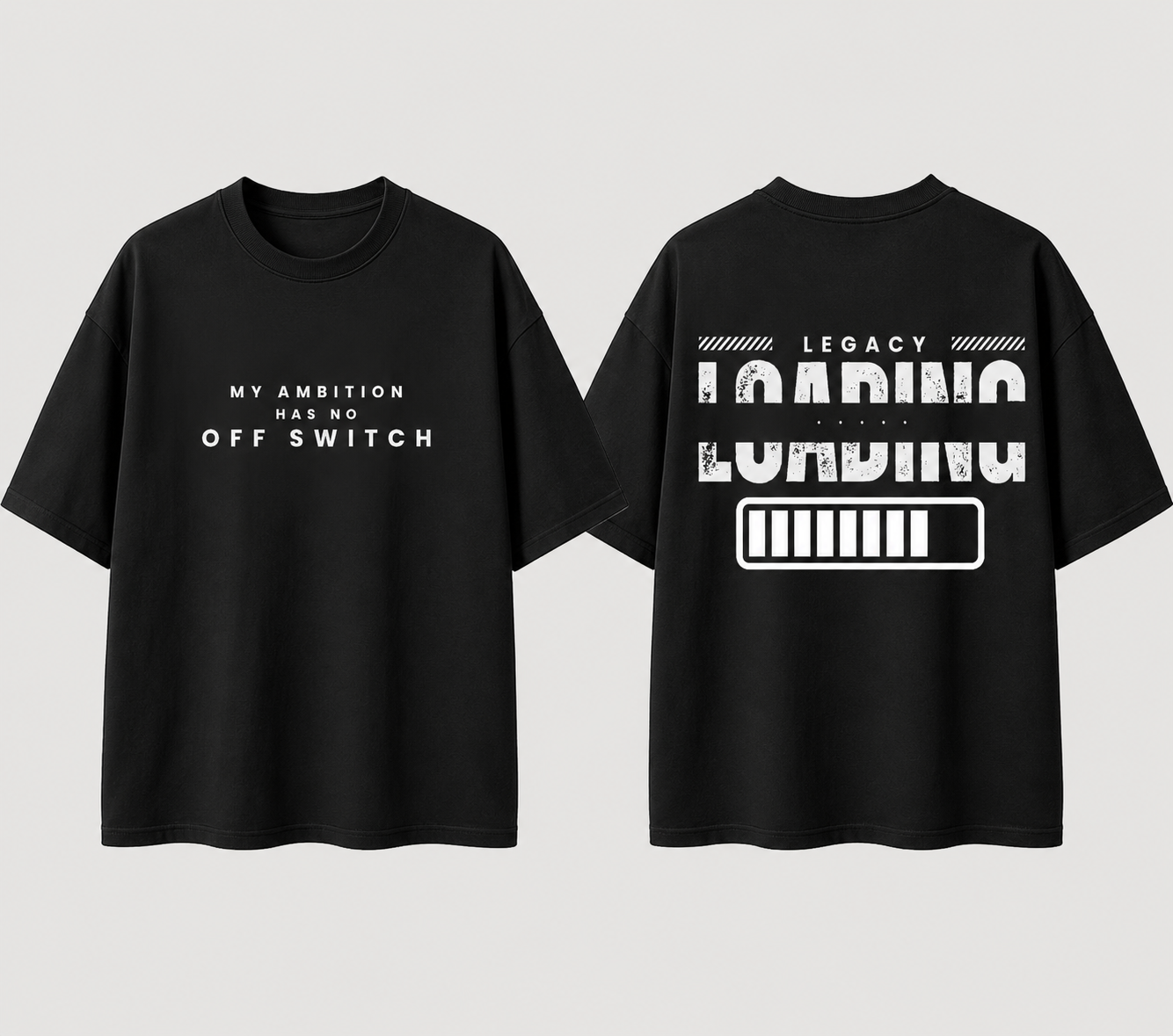 No Off Switch Oversized T-Shirt