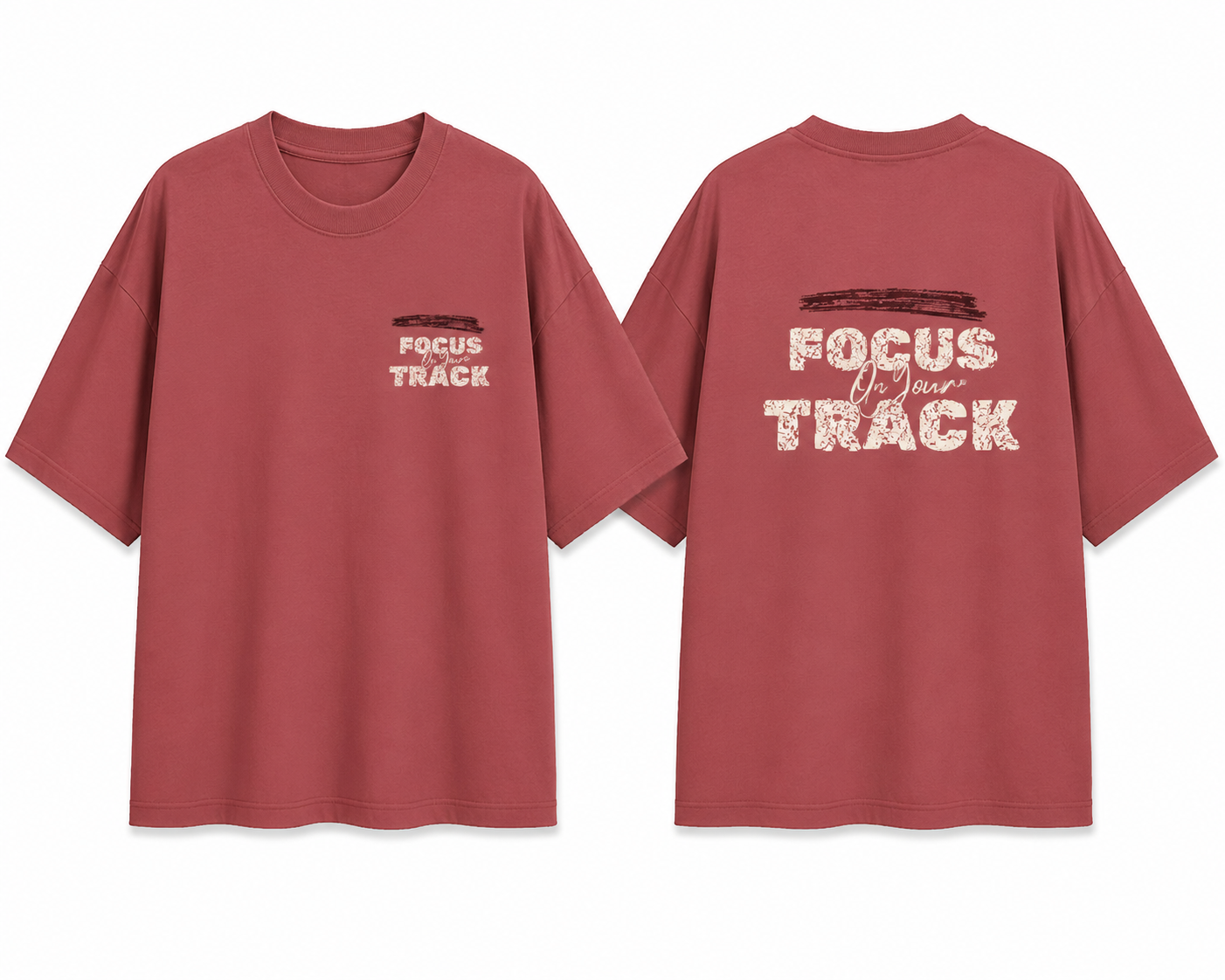 Focus On Your Track Oversized T-Shirt