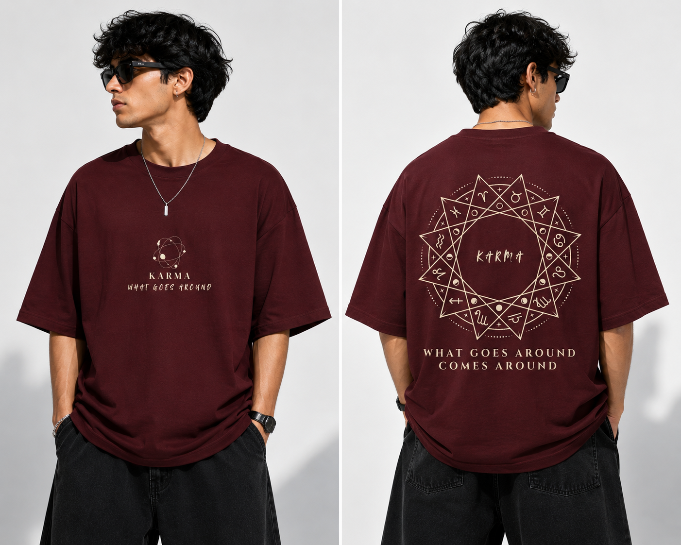 Karma – What Goes Around Oversized T-Shirt