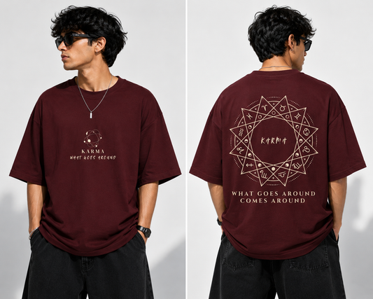 Karma – What Goes Around Oversized T-Shirt