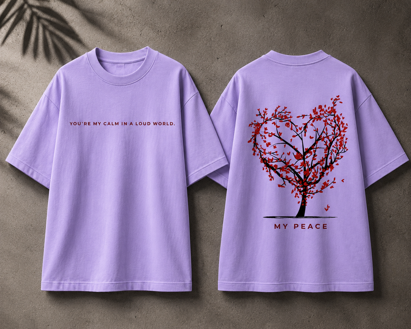 My Peace – Heart Tree Oversized T-Shirt