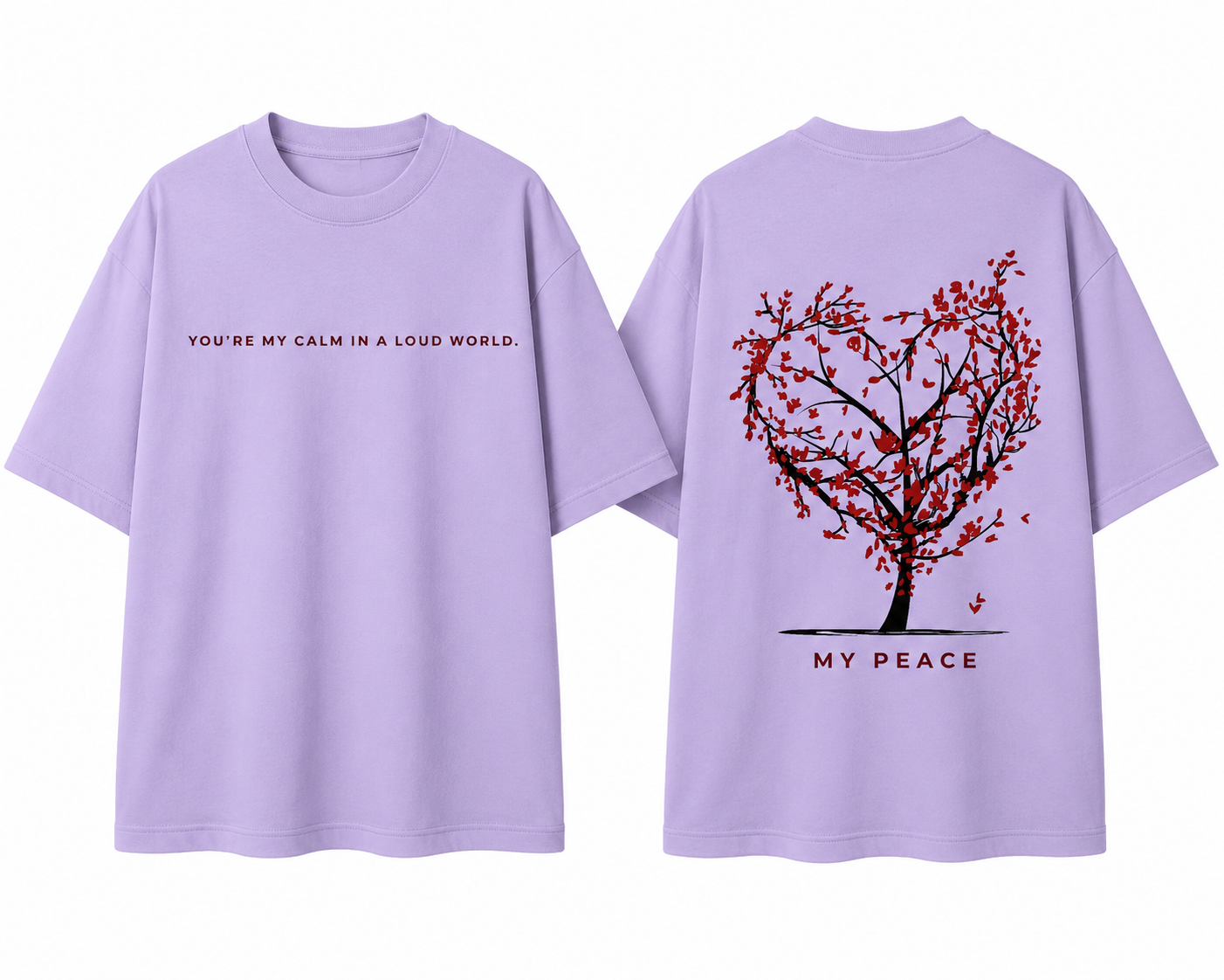 My Peace – Heart Tree Oversized T-Shirt