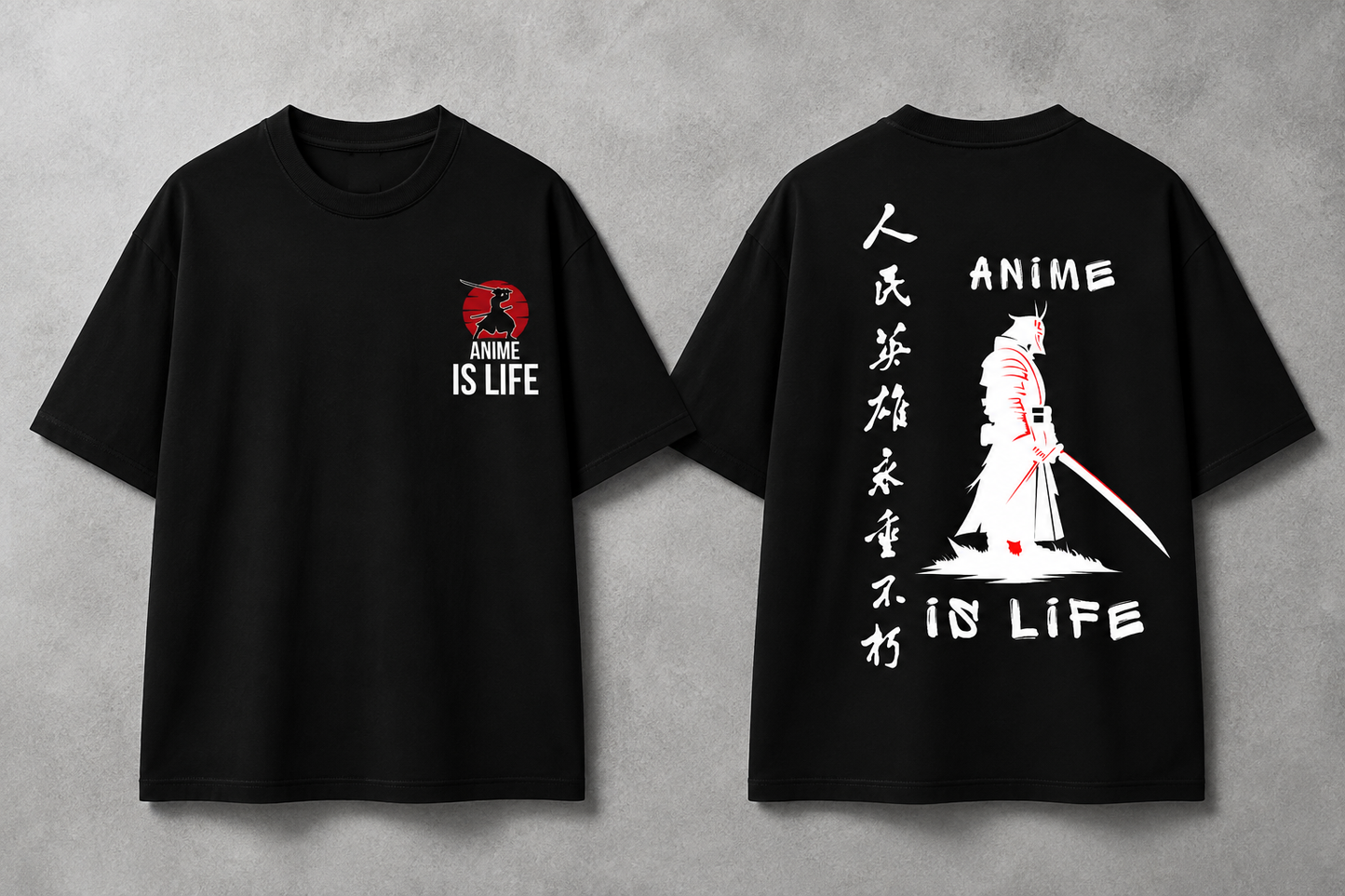 Anime Is Life Oversized T-Shirt