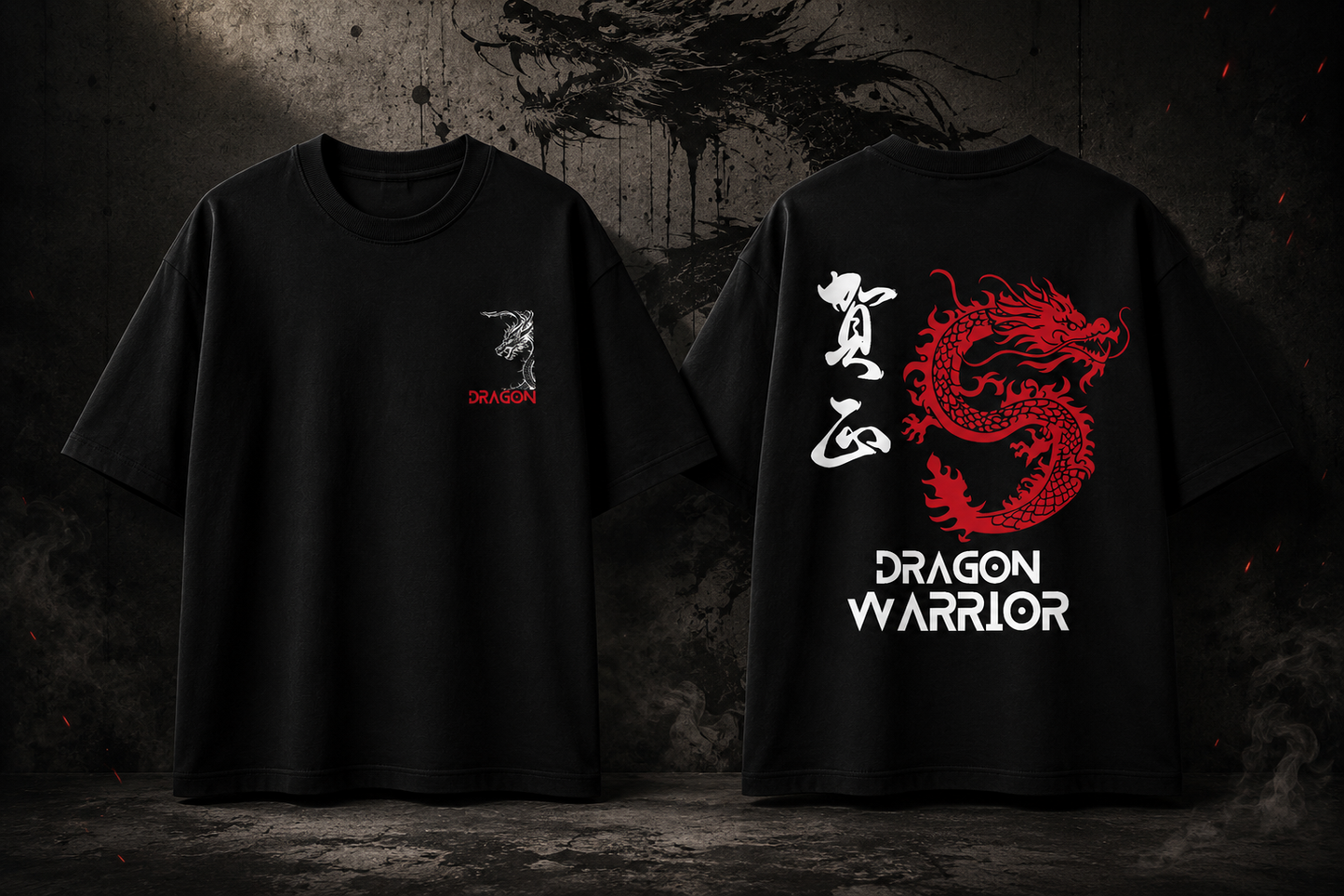 Dragon Warrior Oversized T-Shirt