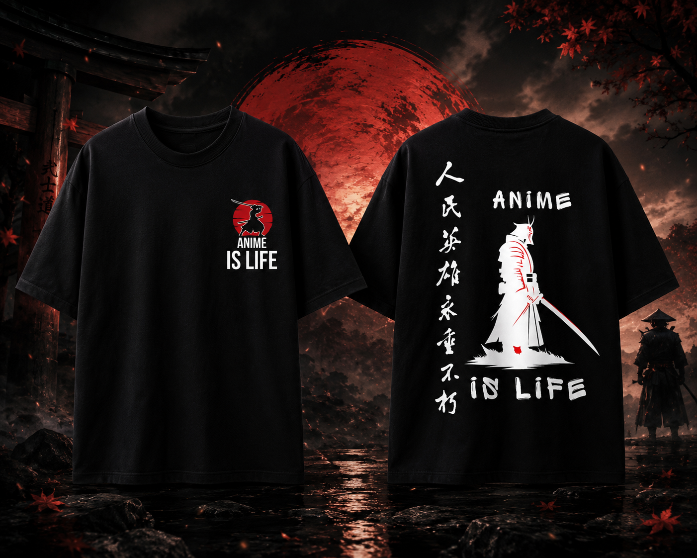 Anime Is Life Oversized T-Shirt