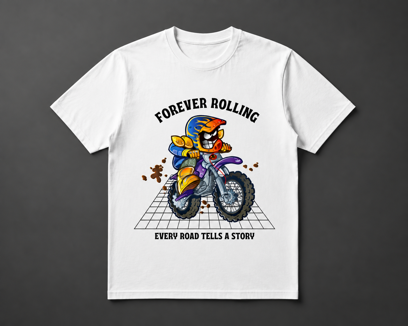 Forever Rolling – Every Road Tells A Story T-Shirt